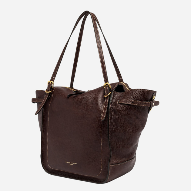 Torebka shopper damska skórzana Gianni Chiarini Olly BS-11032-RMN-31 Brązowa - obraz 3