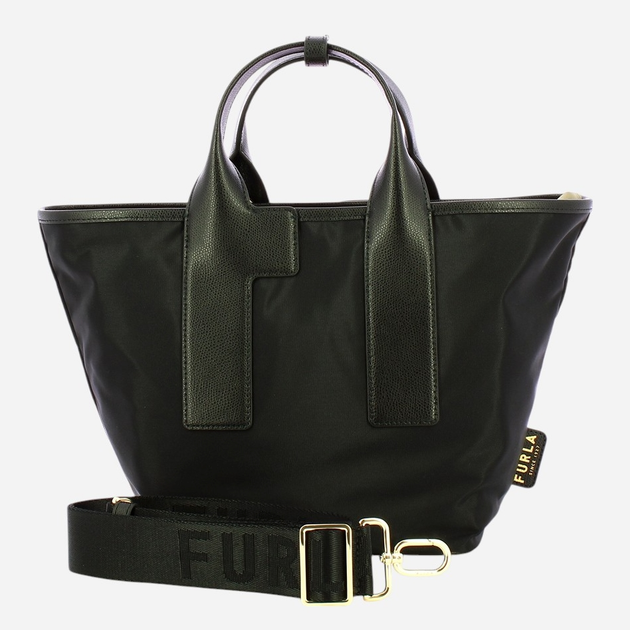 Сумка шопер жіноча тканинна Furla Piuma WB01269BX30503180S1007 Чорна (800070325759) - зображення 4