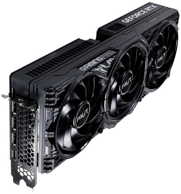 Karta graficzna Palit PCI-Ex GeForce RTX 5070 Ti GamingPro V1 16GB GDDR7 (256bit) (2452/28000) (HDMI, 3 x DisplayPort) (NE7507T019T2-GB2031Y) - obraz 4