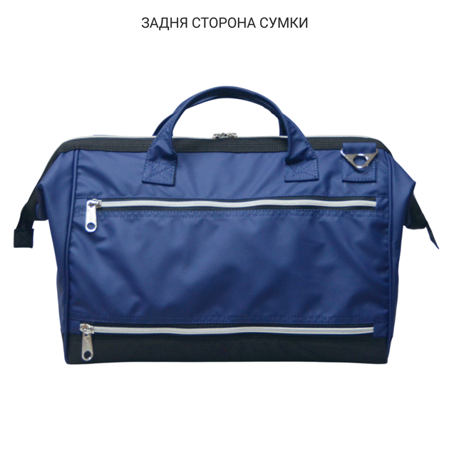 Сумка саквояж дорожная DERBY FitnessBag, спортивная фитнес сумка ручная кладь в самолет лоукост 40 30 20 синяя - изображение 6