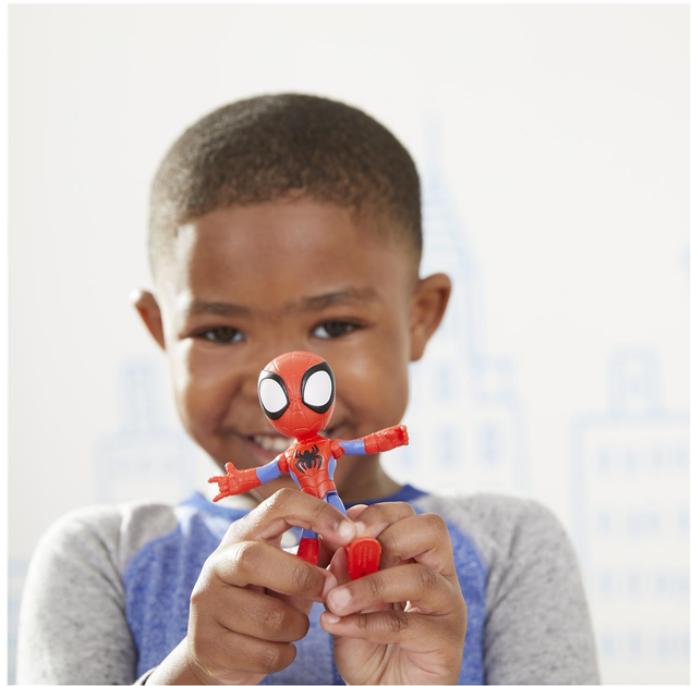 Zestaw figurek Hasbro Disney: Marvel Spidey and His Amazing Friends Team Spidey and Friends 7 szt 10 cm F1458 (5010993854110) - obraz 4