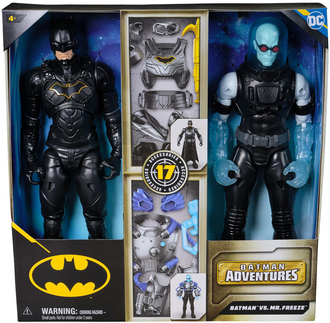 Zestaw figurek Spin Master DC: Batman Adventures Batman VS. Mr.Freeze 30 cm 6070243 (681147020382) - obraz 3