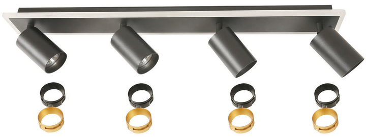 Світильник спотовий Light Prestige Parma LP-0612/4C BK - зображення 4