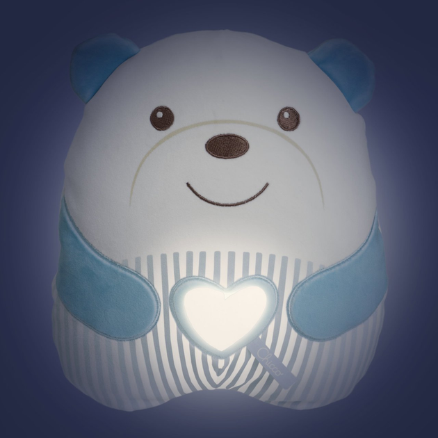 М'яка іграшка Chicco First Dreams з музикою та підсвіткою Медведик Синій (8058664184637) - зображення 4