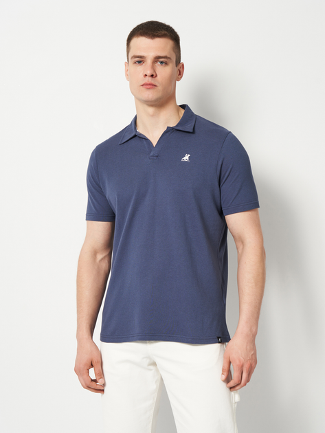 Поло длинное мужское U.S. GRAND POLO US51510M-4031 2XL Темно-синее (8056077015197) 