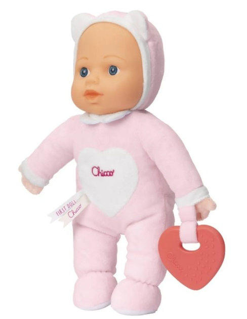 М'яка іграшка лялька Chicco My First Doll 30 см Рожева (8058664176427) - зображення 2