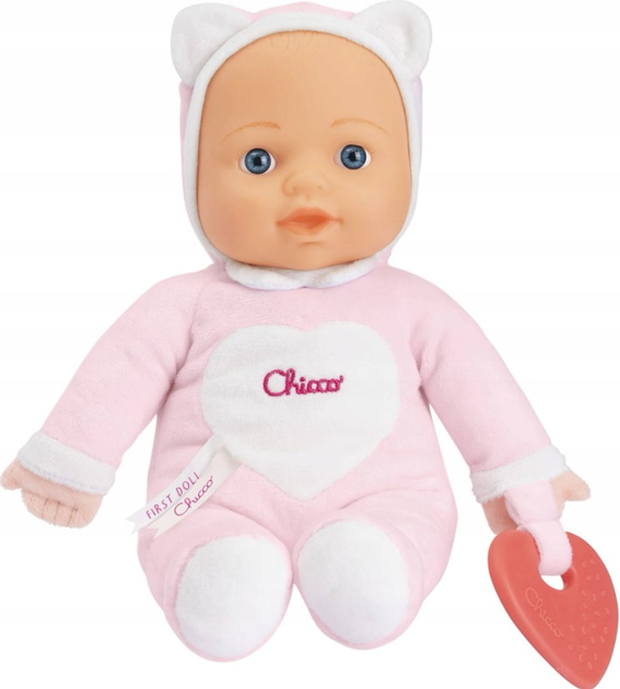М'яка іграшка лялька Chicco My First Doll 30 см Рожева (8058664176427) - зображення 5