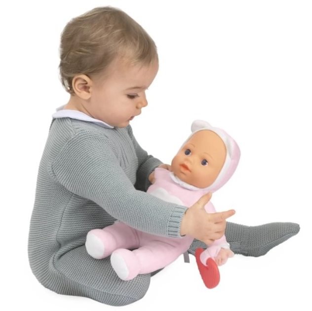 М'яка іграшка лялька Chicco My First Doll 30 см Рожева (8058664176427) - зображення 10