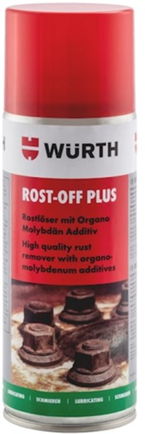 Odrdzewiacz w sprayu Wurth Rost Off Plus 400 ml (0890200004) - obraz 1