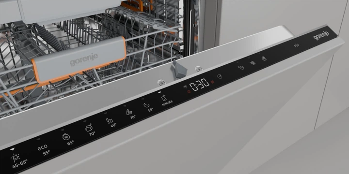 Посудомийна машина Gorenje вбудовувана, 16компл., A+++, 60см, інвертор,Wi-Fi, сенсорн.упр, 3и кошики, білий - изображение 6