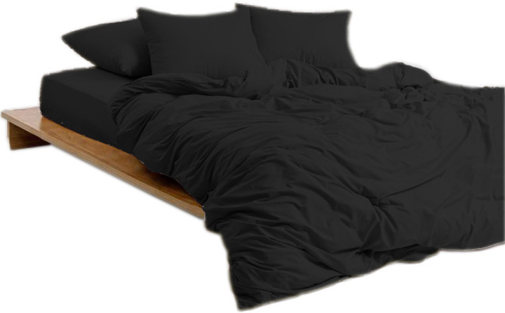 Простирадло на гумці MirSon Soft Touch of Satin 006 Black 180x190 см від Rozetka на платформі USKIDKA Акція на Простирадло на гумці MirSon Soft Touch of Satin 006 Black 180x190 см від Rozetka