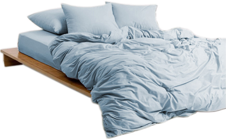 Простирадло на гумці MirSon Soft Touch of Satin 019 Gray-blue 120x200 см від Rozetka на платформі USKIDKA Акція на Простирадло на гумці MirSon Soft Touch of Satin 019 Gray-blue 120x200 см від Rozetka