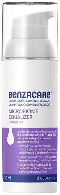 Lotion nawilżający Benzacare Microbiome Equalizer 50 ml (3499320015585) - obraz 2