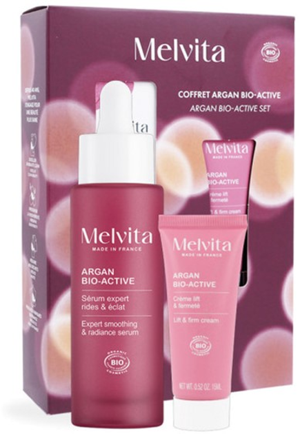 Zestaw do pielęgnacji twarzy Melvita Argan Bio-Active Krem do twarzy 15 ml + Serum 30 ml (ZES3284410053352) - obraz 2