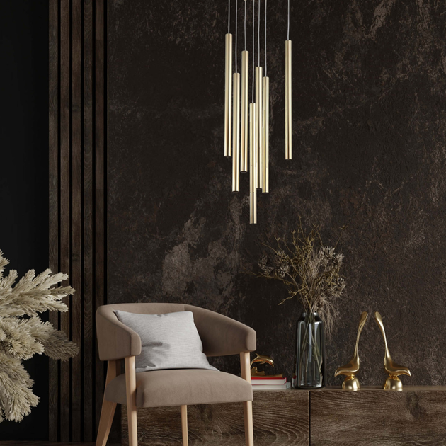 Lampa wisząca Light Prestige Lungo 7 7xG9 Złota (LP-894/7P GD) - obraz 2