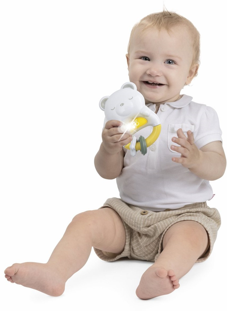 Брязкальце Chicco First Dreams з нічником та мелодіями 2 в 1 Ведмедик (8058664170852) - зображення 5