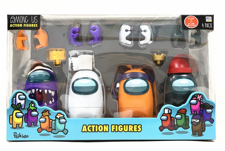 Набір фігурок Toikido P.M.I. Among Us Action Figures Set S1 11.5 см 4 шт AU6030 (7290112475879) - зображення 1