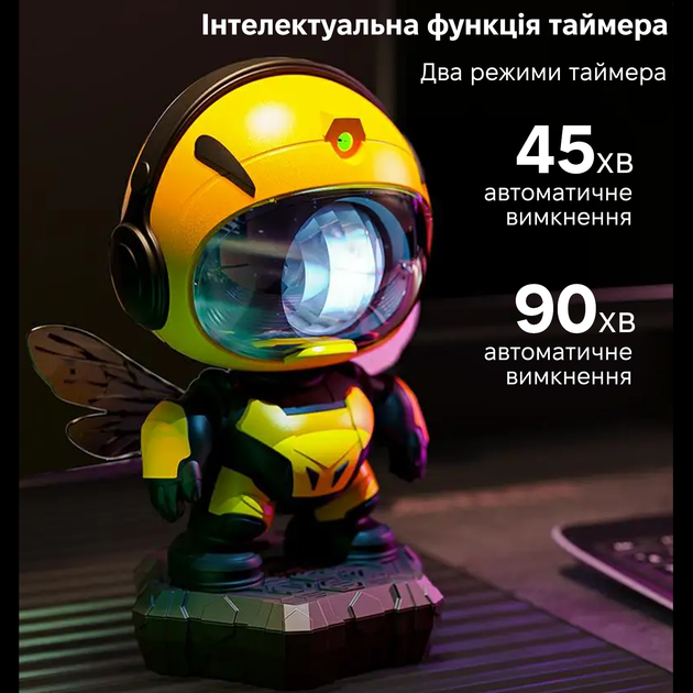 Лазерный проектор ночник звездного неба INSPIRE Астронавт LWS-R-3 - изображение 6