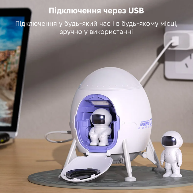 Лазерный проектор ночник звездного неба INSPIRE Астронавт LWS-R-6 - изображение 9