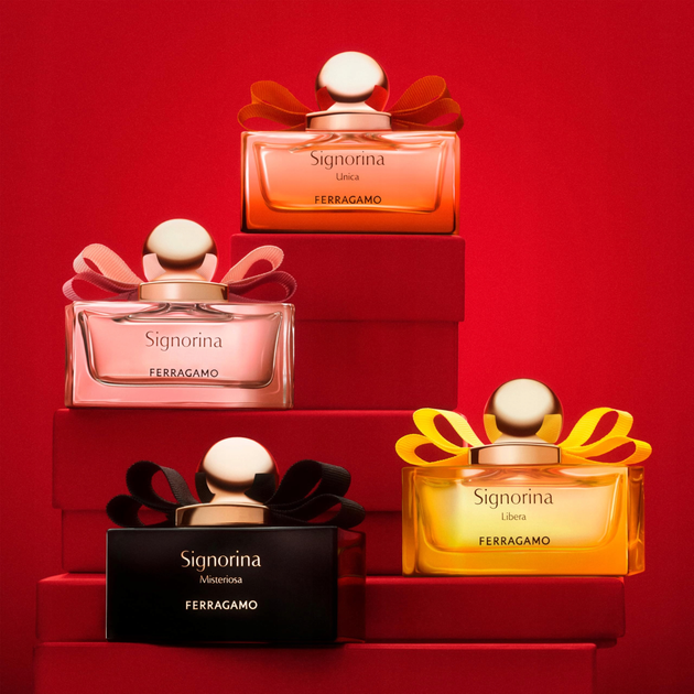 Набір для жінок Salvatore Ferragamo Signorina Парфумована вода 100 мл + Парфумована вода 5 мл + Лосьйон для тіла 50 мл (8052464896264) - зображення 2