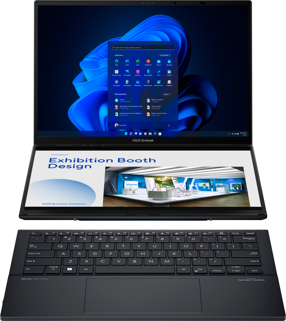 Laptop ASUS Zenbook Duo (2025) UX8406CA-PZ068X (90NB14X1-M002D0) Inkwell Gray - obraz 1