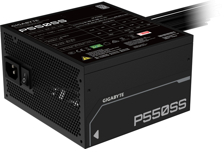 Zasilacz Gigabyte P550SS 550W Black (GP-P550SS) - obraz 5