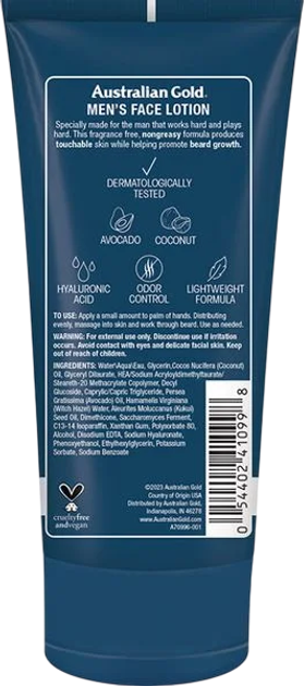 Balsam do golenia Australian Gold Men's 148 ml (54402410998) - obraz 2