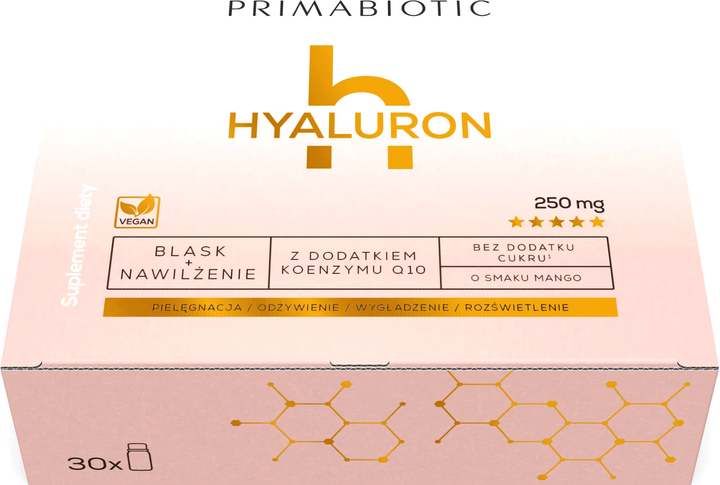 Hyaluron Primabiotic kwas hialuronowy do picia 30 ml x 30 szt (5906186769463) - obraz 1