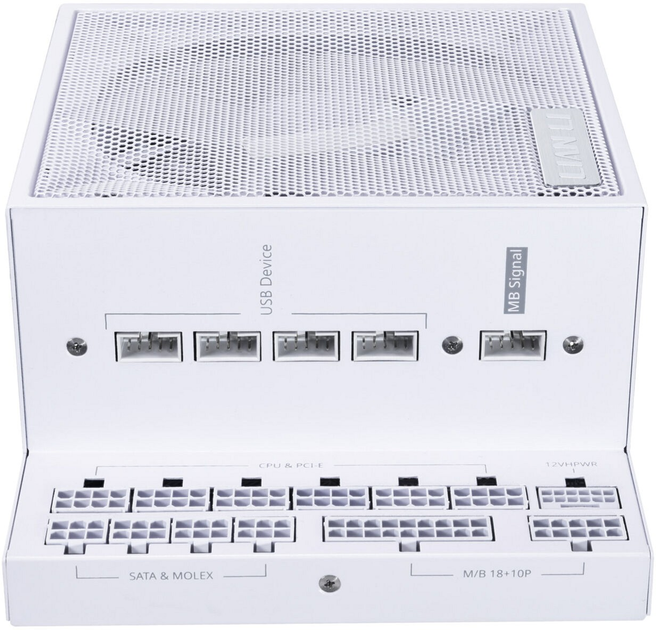 Zasilacz Lian Li EDGE EG0850 850W 80 Plus Platinum White (G9P.EG0850.WE00.EU) - obraz 6