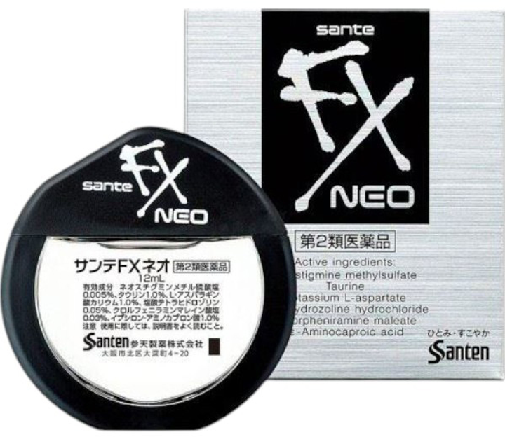 Очні краплі Santen FX Neo з таурином від почервоніння 12 мл (4987084410443) - зображення 1