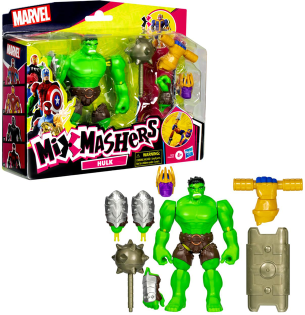 Фігурка Hasbro Marvel Avengers: Mixmashers Hulk Deluxe 12 см F9270 (5010996247704 ) - зображення 3