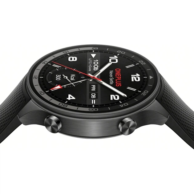 Смарт-годинник OnePlus Watch 2R Global Black, NFC , IP68, 100h Battery Life - зображення 3