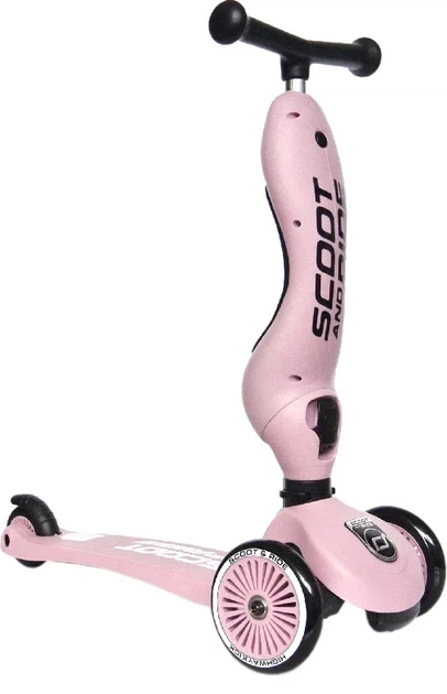 Самокат Scoot and Ride Highwaykick-1 пастельно-розовый от 1-го года (SR-160629-ROSE) - изображение 3