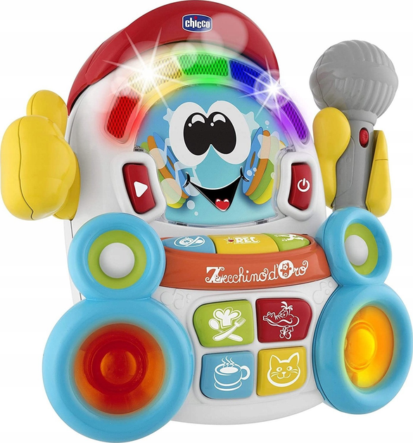Інтерактивна іграшка для співу в караоке Chicco Songy Happy Musik (8058664093663) - зображення 2