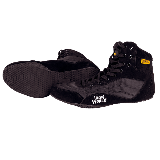 Кроссовки для бодибилдинга GASP Zeus Thunderbolt Hi-Tops черные (43 размер - 28,6 сантиметров) - изображение 2