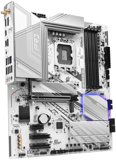 Материнська плата ASRock Z890 Pro RS WiFi White (s1851, Intel Z890, PCI-Ex16) - зображення 2