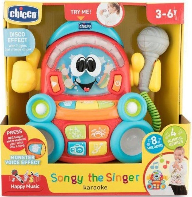 Інтерактивна іграшка для співу в караоке Chicco Songy Happy Musik (8058664098750) - зображення 4