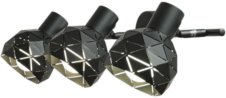 Lampa spot Light Prestige Reus 3 x E14 czarny (LP-8069/3WS BK) - obraz 2