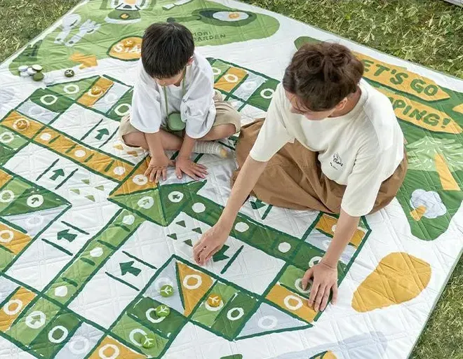 Килимок для пікніка Mobi Garden Camp NX23663020 180 х 200 см, зелений - изображение 3