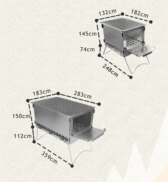 Піч туристична сталева 3F UL Gear Compact - Фото 3 Піч туристична сталева 3F UL Gear Compact - зображення 3