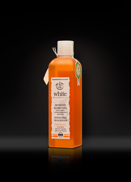 Шампунь для волос Яичный Очистка Увлажнение White Mandarin 250 мл - изображение 3