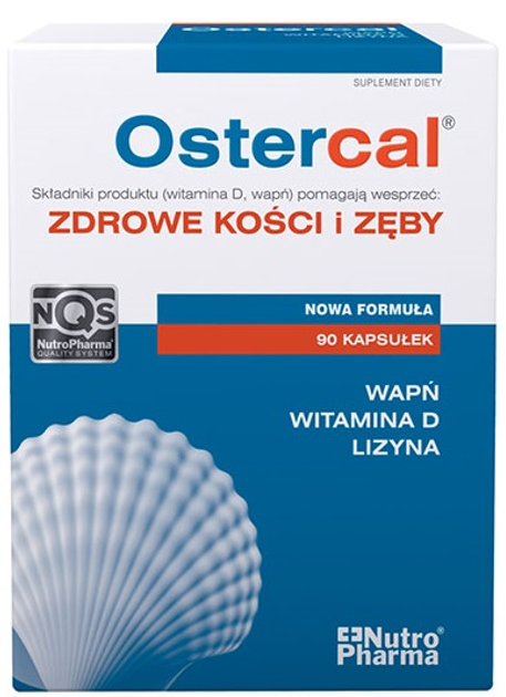 Suplement diety NutroPharma Ostercal 90 kapsułek (5907513003793) - obraz 1