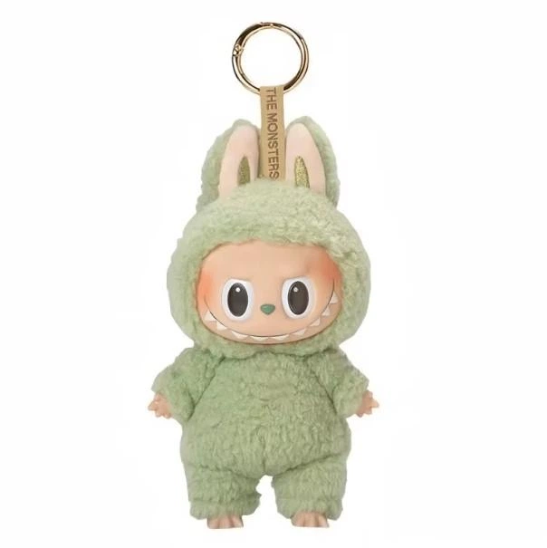 Брелок мягкая плюшевая игрушка Лабубу Labubu The Monsters exciting macaron фигурка 17 см - изображение 4