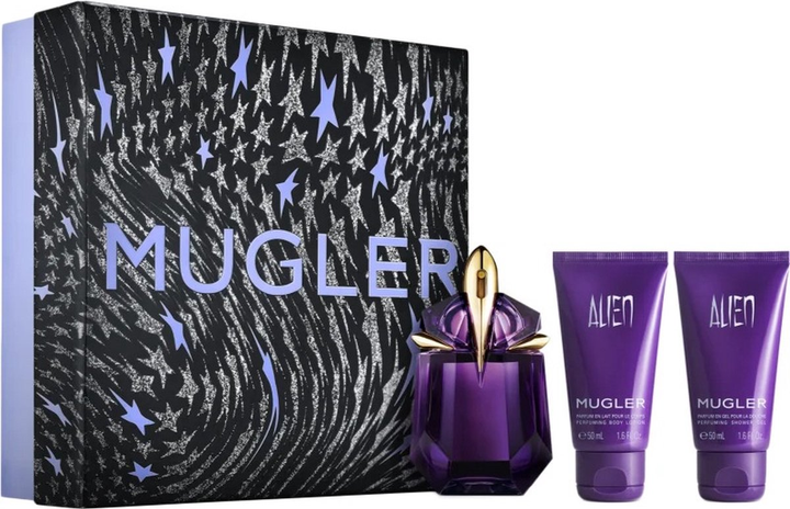 Zestaw damski Mugler Alien Woda perfumowana 30 ml + Żel pod prysznic 50 ml + Balsam do ciała 50 ml (3614274330151) - obraz 2