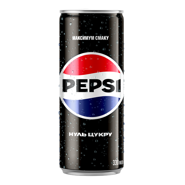 Упаковка безалкогольного напитка Pepsi нуль сахара сильногазированного 0.33 л х 24 банки (4823063129077) - изображение 4