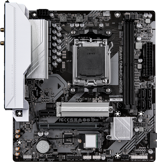 Płyta główna Gigabyte B650M GAMING WIFI6E (sAM5, AMD B650, PCI-Ex16) - obraz 1