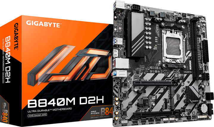 Płyta główna Gigabyte B840M D2H (sAM5, AMD B840, PCI-Ex16) - obraz 4