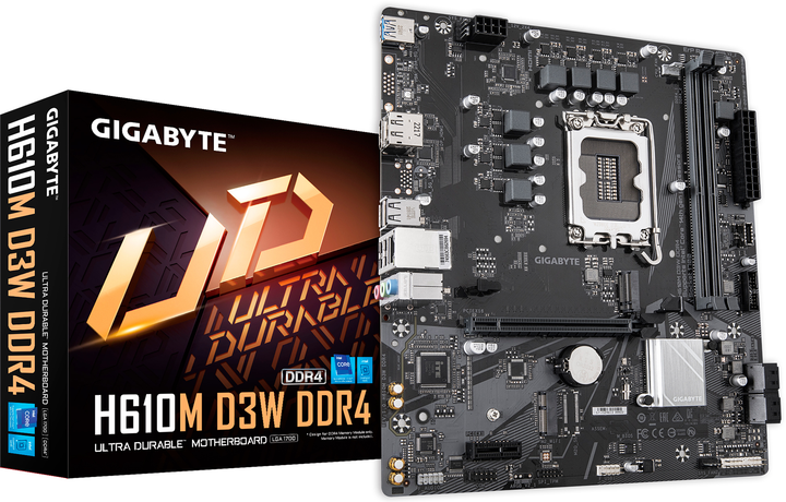 Płyta główna Gigabyte H610M D3W DDR4 (s1700, Intel H610, PCI-Ex16) - obraz 4