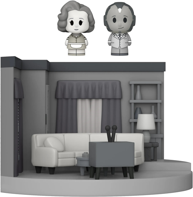 Zestaw Funko Mini Moments Marvel Studios WandaVision Living Room 1950s Wanda & Vision 60664 (889698606646) - obraz 2