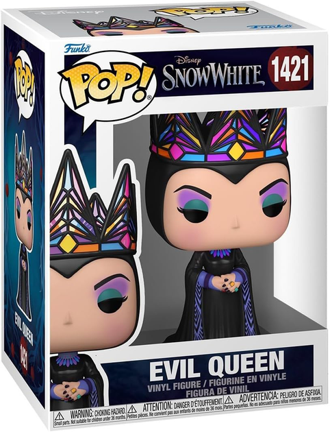Figurka Funko Pop! Disney Snow White Live Action 1421 Evil Queen Black 75947 (889698759472) - obraz 1